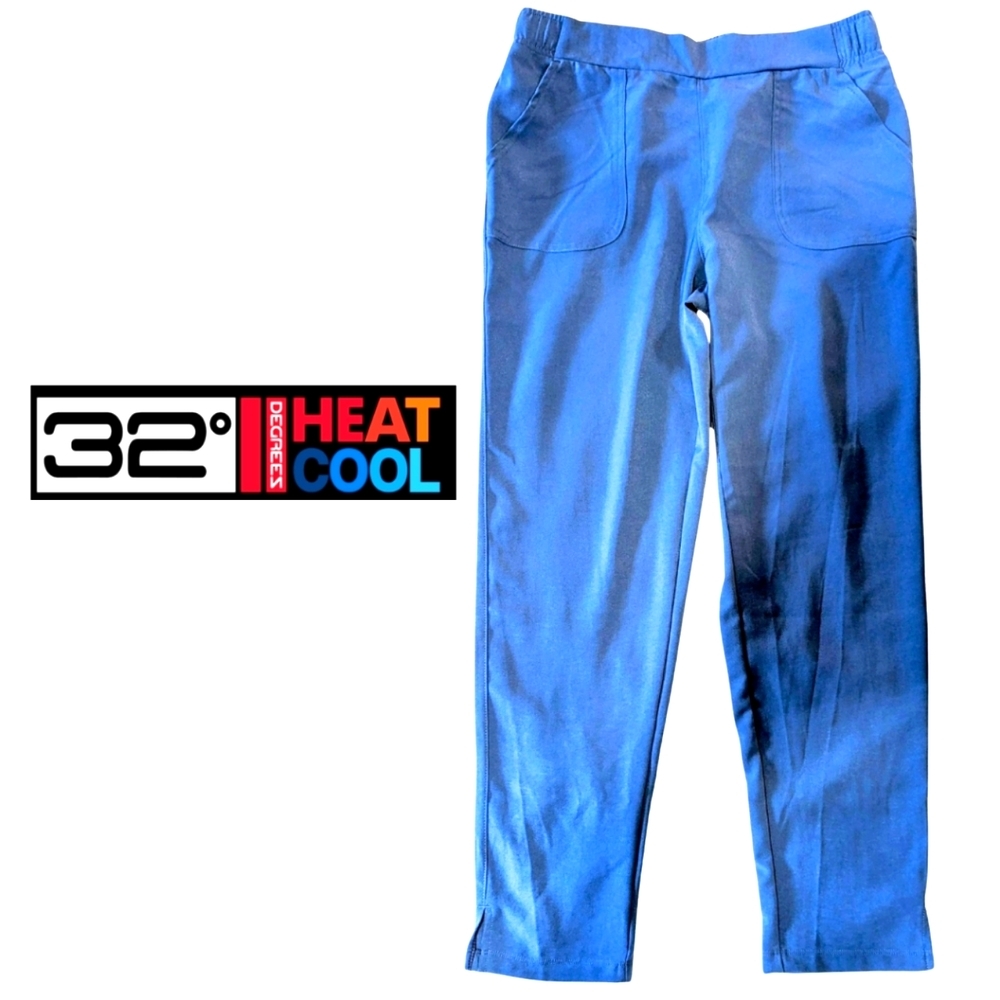 32°Degrees size small ladies blue pull on, elastic waist pants, BNWT